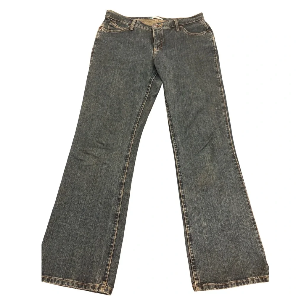 Wrangler Cash Cowgirl Cut Jeans Dark Wash Straight Leg WRC10RR 11/12 x 32